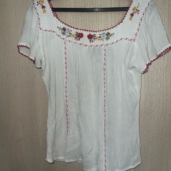 Vintage Embroidered Blouse - Picture 1 of 4